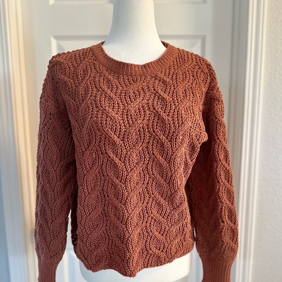 Poof! Other - Juniors Poof Apparel brown sweater